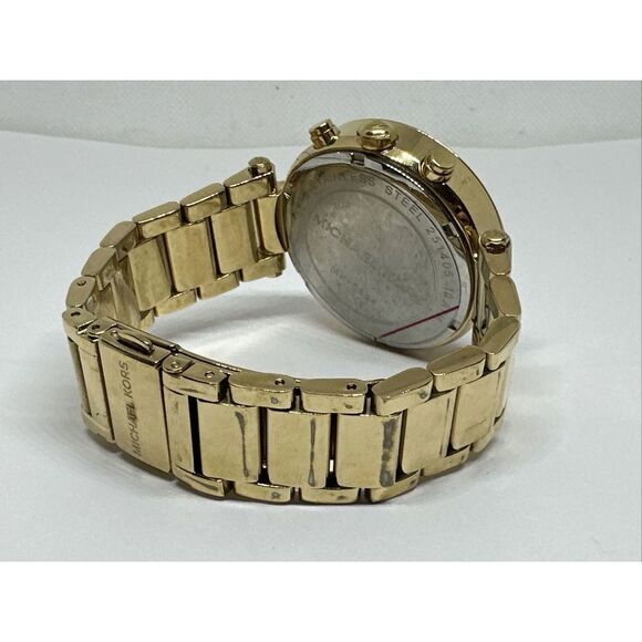 Michael Kors Parker MK5354 Women\'s Gold Stainless Steel Analog Dial Watch NUL1 main image 5